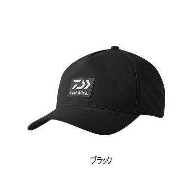 画像1: ≪'25年8月新商品!≫ ダイワ コーデュラ(R) ロゴキャップ DC-6125 ブラック フリーサイズ