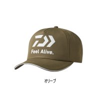 ≪'25年8月新商品！≫ ダイワ FeelAlive.(フィールアライブ)キャップ DC-9125W オリーブ フリーサイズ