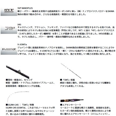 画像3: ≪'25年9月新商品！≫ ダイワ 極鋭 ヒラメ EX SS/MH-245 〔仕舞寸法 127cm〕 【保証書付き】