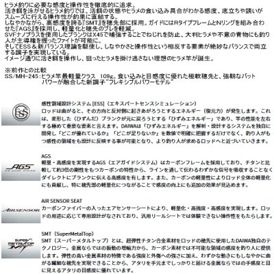 画像2: ≪'25年9月新商品！≫ ダイワ 極鋭 ヒラメ EX SS/MH-245 〔仕舞寸法 127cm〕 【保証書付き】