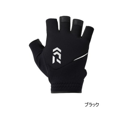 画像1: ≪'25年9月新商品！≫ ダイワ 防寒ライトグリップグローブ 5本カット DG-6325W ブラック Mサイズ