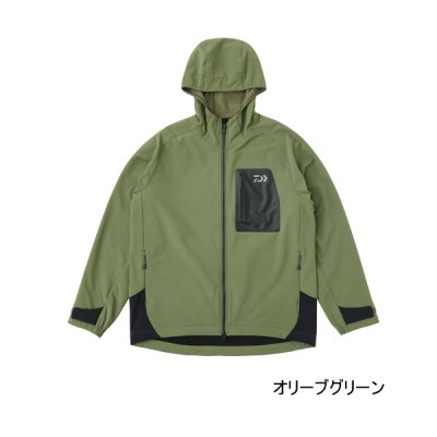 画像1: ≪'25年9月新商品！≫ ダイワ ストームフリース(TM) ウィンドブロックジャケット DJ-9325 オリーブグリーン XLサイズ