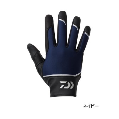 画像1: ≪'25年9月新商品！≫ ダイワ オフショア タイタニューム アルファ(TM) グローブ DG-7225W ネイビー Mサイズ
