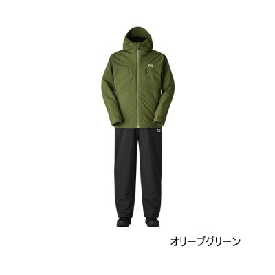 画像1: ≪'25年9月新商品！≫ ダイワ レインマックス(R)ウインタースーツ DW-3525 オリーブグリーン XLサイズ