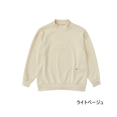 画像1: ≪'25年9月新商品！≫ ダイワ ダンロテック スウェットモックネック DE-8725 ライトベージュ Mサイズ