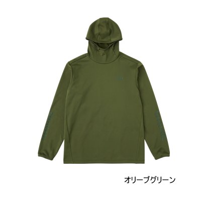 画像1: ≪'25年9月新商品！≫ ダイワ ストレッチシャツフーディー DE-9225 オリーブグリーン Mサイズ