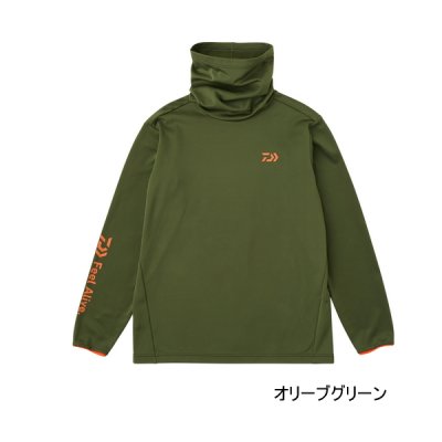画像1: ≪'25年9月新商品！≫ ダイワ ストレッチシャツネックウォーマー DE-9325 オリーブグリーン Mサイズ