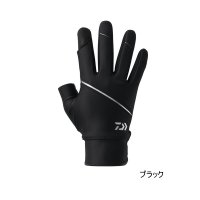 ≪'25年9月新商品！≫ ダイワ キャスティンググローブ 2本カット DG-3025W ブラック XLサイズ