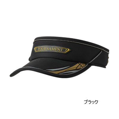 画像1: ≪'25年9月新商品！≫ ダイワ トーナメント サンバイザー DC-1325T ブラック フリーサイズ