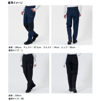 画像3: ≪'25年9月新商品！≫ ダイワ コーデュラ(R) バーサタイルロングパンツ DP-8925 ブラック Lサイズ