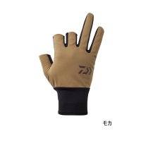 ≪'25年9月新商品！≫ ダイワ 防風ベルトレスグローブ 3本カット DG-8025W モカ XLサイズ