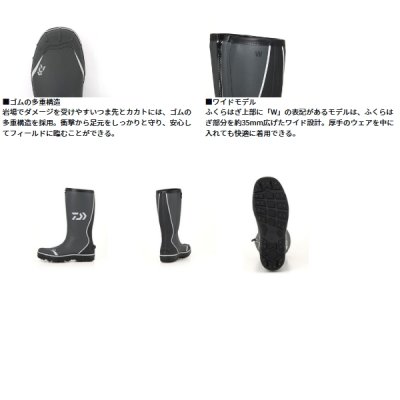 画像3: （25年10月新商品） ダイワ ネオブーツ（スパイクソール） NB-3106W グレー LLサイズ