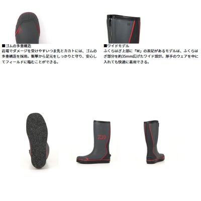 画像3: (25年10月新商品) ダイワ ネオブーツ(フェルトスパイクソール) NB-3506W グレー Lサイズ