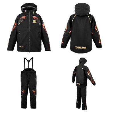 画像2: (25年11月新商品) サンライン ディアプレックス オールウェザースーツ SUW-25901 ブラック Mサイズ (11月発売予定/ご予約受付中)