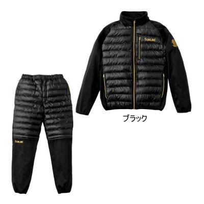 画像1: (25年11月新商品) サンライン サーモライトインナースーツ SUW-01501 ブラック Lサイズ (11月発売予定/ご予約受付中)