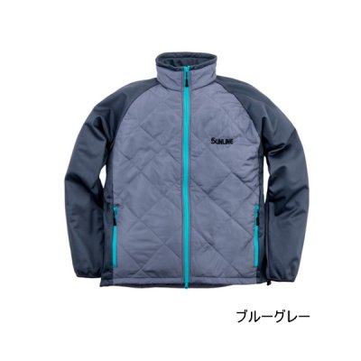 画像1: （25年11月新商品） サンライン アングラーズウォームジャケット SUW-15511 ブルーグレー Lサイズ （11月発売予定／ご予約受付中）
