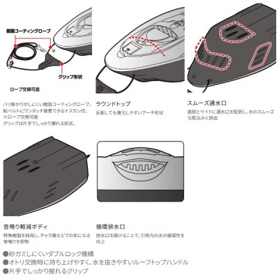 画像3: シマノ アドバンスパワー アルファ HA-001W ホワイト