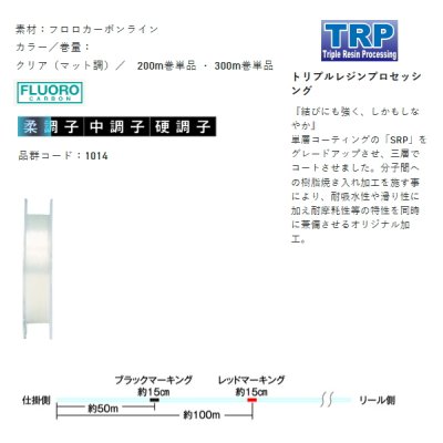 画像2: サンライン アジーロ 船フカセ 200m 10号 クリア（マット調） （小型商品）