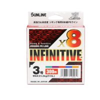 サンライン ソルティメイト インフィニティブ ×8 300m 6号 10m×5色（グリーン＆パープル＆レッド＆ブルー＆オレンジ） （小型商品）