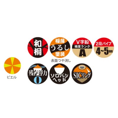 画像2: サンライン 松田ウキ 松山 ピエルスペシャル ピエル 5-5 （小型商品）