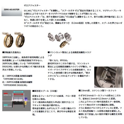 画像4: （25年12月新商品） ダイワ 26 リョウガ SV 100（右） （小型商品）
