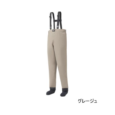 画像1: （25年12月新商品） ダイワ ブレスウェーダー（ソックス先丸） BW-3051S グレージュ Mサイズ