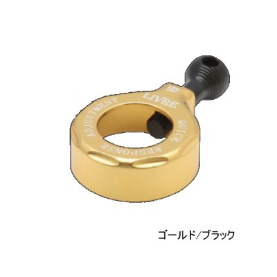 画像1: リブレ Q.R.A 206 タイプ QRA-206-GLBK ゴールド／ブラック 8171 （返品不可） （小型商品）