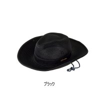 がまかつ ライトクールストローハット GM-9890 ブラック LLサイズ