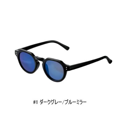 画像1: がまかつ ラグゼ サングラス スペッキーズ クラウンパント LE-3002 ♯1 ダークグレー／ブルーミラー