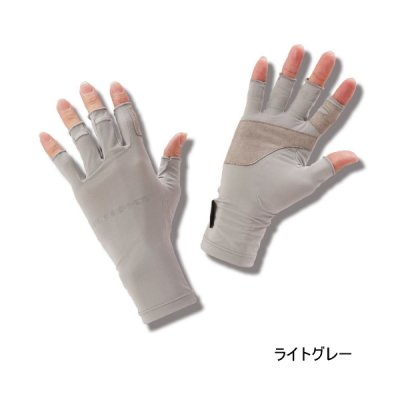 画像1: ハヤブサ ストレッチタフグローブ 5本カット Y4197 ライトグレー（96） フリーサイズ