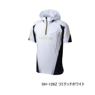 画像1: （26年3月新商品） シマノ リミテッド プロ ショートスリーブフーディ SH-126Z リミテッドホワイト Lサイズ （3月発売予定／ご予約受付中）