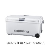（26年3月新商品） シマノ ユニフリーズ TD キャスター ND-430Z パールホワイト 30L （3月発売予定／ご予約受付中） （大型1/代引と離島不可）