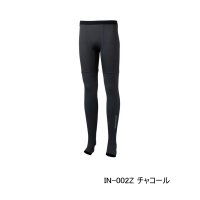 （26年3月新商品） シマノ ハイブリッドインナー タイツ アンクルカバー IN-002Z チャコール 3XLサイズ （3月発売予定／ご予約受付中）