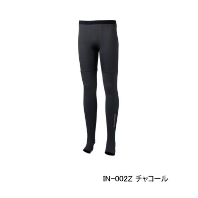 画像1: （26年3月新商品） シマノ ハイブリッドインナー タイツ アンクルカバー IN-002Z チャコール XSサイズ （3月発売予定／ご予約受付中）
