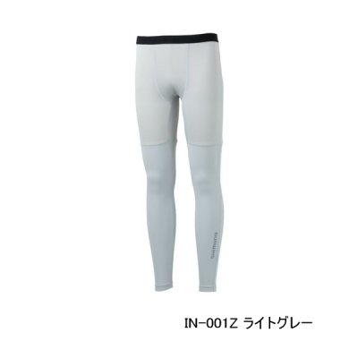 画像1: （26年3月新商品） シマノ ハイブリッドインナー タイツ IN-001Z ライトグレー XLサイズ （3月発売予定／ご予約受付中）