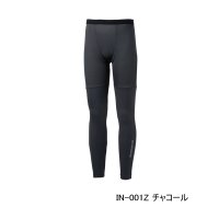 （26年3月新商品） シマノ ハイブリッドインナー タイツ IN-001Z チャコール 3XLサイズ （3月発売予定／ご予約受付中）