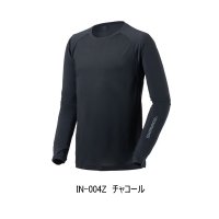 （26年3月新商品） シマノ ハイブリッドインナー シャツ リストカバー IN-004Z チャコール Sサイズ （3月発売予定／ご予約受付中）