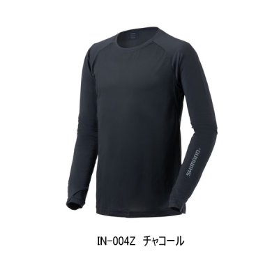 画像1: （26年3月新商品） シマノ ハイブリッドインナー シャツ リストカバー IN-004Z チャコール 2XLサイズ （3月発売予定／ご予約受付中）
