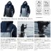画像2: （26年4月新商品） シマノ オシアイージーケア ジャケット 05 RA-070Z ネイビーホワイト Lサイズ （4月発売予定／ご予約受付中） (2)