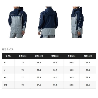 画像4: （26年4月新商品） シマノ オシアイージーケア ジャケット 05 RA-070Z ネイビーホワイト Lサイズ （4月発売予定／ご予約受付中）