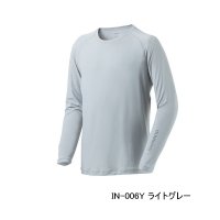（26年3月新商品） シマノ サン プロテクション インナーシャツ IN-006Y ライトグレー 2XLサイズ （3月発売予定／ご予約受付中）