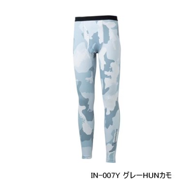 画像1: （26年3月新商品） シマノ サン プロテクション インナータイツ IN-007Y グレーHUNカモ 2XLサイズ （3月発売予定／ご予約受付中）