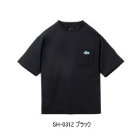 （26年3月新商品） シマノ ドライポケットTシャツ SH-031Z ブラック 2XLサイズ （3月発売予定／ご予約受付中）