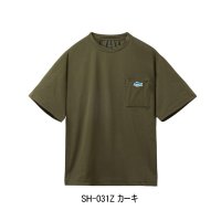 （26年3月新商品） シマノ ドライポケットTシャツ SH-031Z カーキ 2XLサイズ （3月発売予定／ご予約受付中）