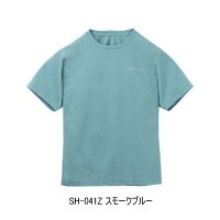（26年3月新商品） シマノ ドライメッシュTシャツ SH-041Z スモークブルー 2XLサイズ （3月発売予定／ご予約受付中）