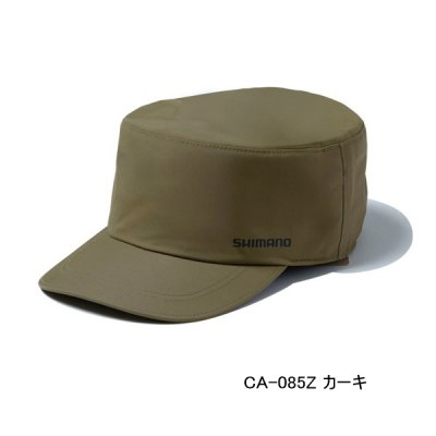 画像1: （26年3月新商品） シマノ レインワークキャップ CA-085Z カーキ Mサイズ （3月発売予定／ご予約受付中）