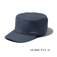 （26年3月新商品） シマノ レインワークキャップ CA-085Z チャコール Lサイズ （3月発売予定／ご予約受付中）