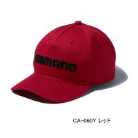 （26年3月新商品） シマノ スタンダードキャップ CA-060Y レッド Lサイズ （3月発売予定／ご予約受付中）