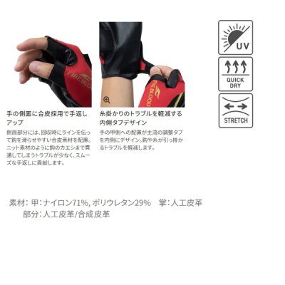 画像3: （26年3月新商品） シマノ リミテッドプロ ハイグリップマグネットグローブ 5 GL-181Z リミテッドブラック 2XLサイズ （3月発売予定／ご予約受付中）