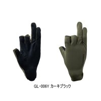 （26年3月新商品） シマノ 05 センシティブ グローブ 3 GL-006Y カーキブラック 2XLサイズ （3月発売予定／ご予約受付中）